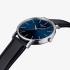 TISSOT Everytime Blue Dial 40mm Silver Stainless Steel Black Leather Strap T143.410.16.041.00 - 1