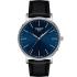 TISSOT Everytime Blue Dial 40mm Silver Stainless Steel Black Leather Strap T143.410.16.041.00 - 0