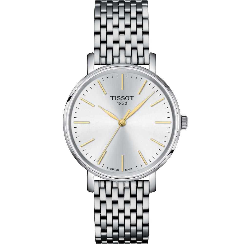 TISSOT Everytime Silver Dial 34mm Silver Stainless Steel Bracelet T143.210.11.011.01