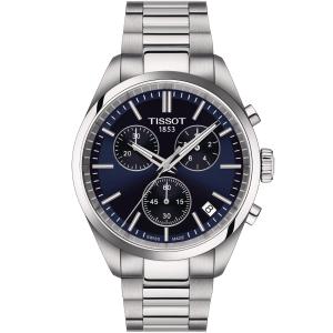 TISSOT PR 100 Chronograph Blue Dial 40mm Silver Stainless Steel Bracelet T150.417.11.041.00 - 47336