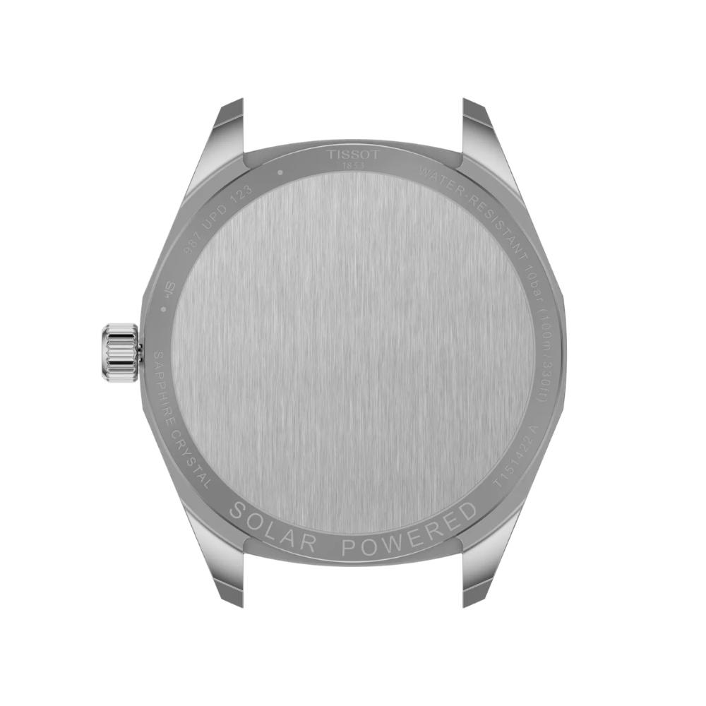 TISSOT PRC 100 Solar Quartz Silver Dial 39mm Silver Stainless Steel Bracelet T151.422.11.031.00