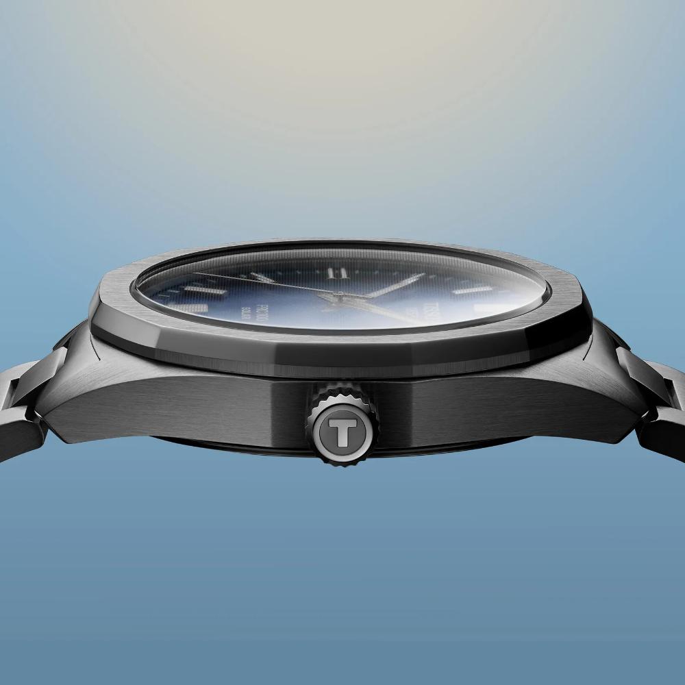 TISSOT PRC 100 Solar Quartz Blue Dial 39mm Silver Stainless Steel Bracelet T151.422.11.041.00 - 7