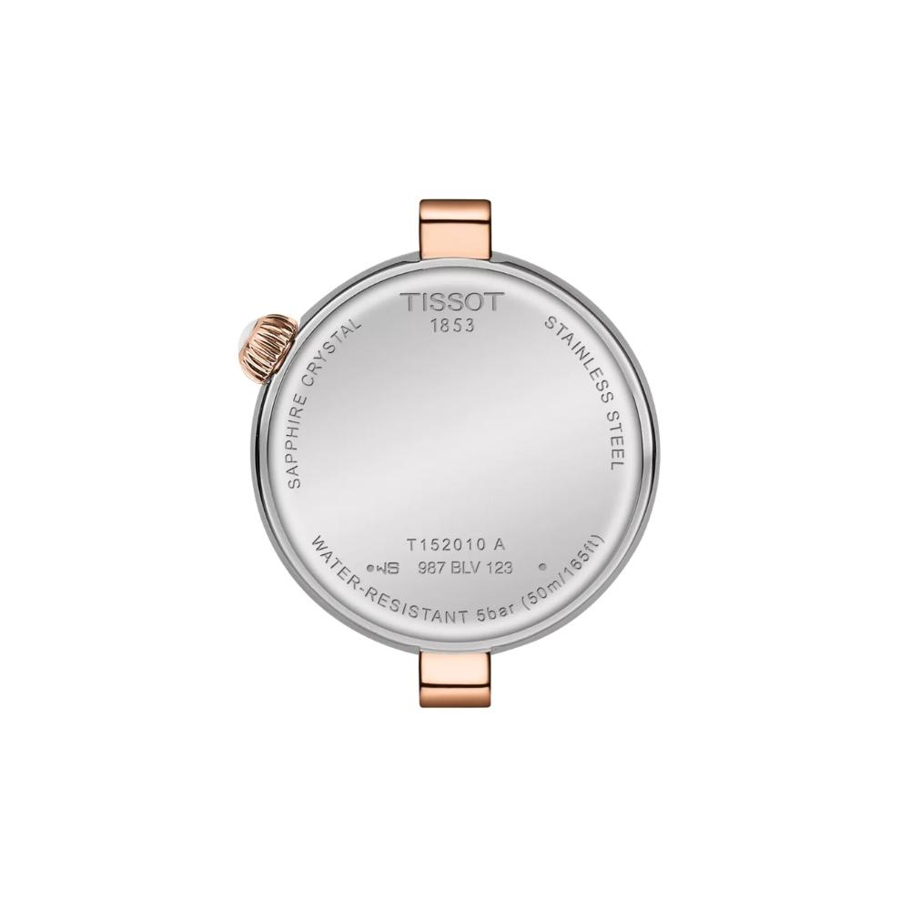 TISSOT Desir White Pearl Dial 28mm Two Tone Rose Gold Stainless Steel Bracelet T152.010.22.118.00