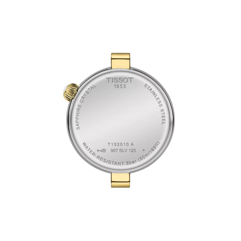 TISSOT Desir White Pearl Dial 28mm Two Tone Gold Stainless Steel Bracelet T152.010.22.118.01