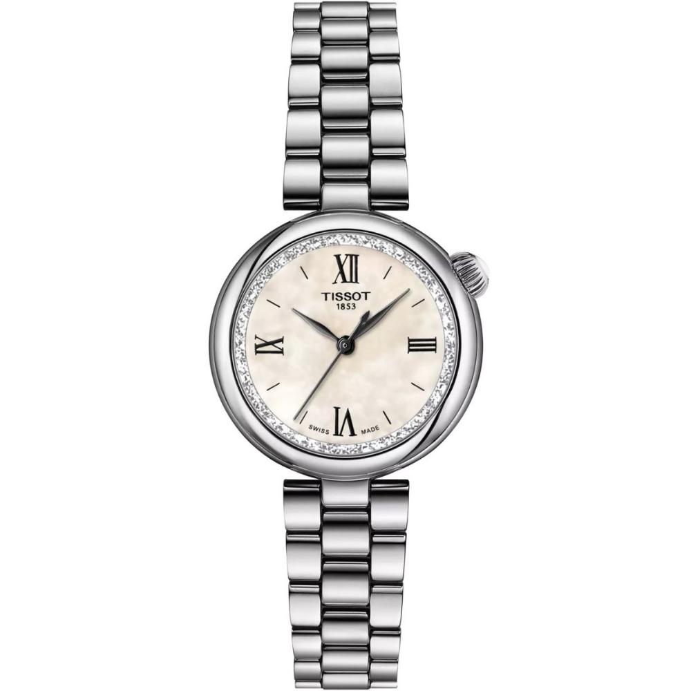 TISSOT Desir White Pearl Dial 28mm Silver Stainless Steel Bracelet T152.010.11.118.00