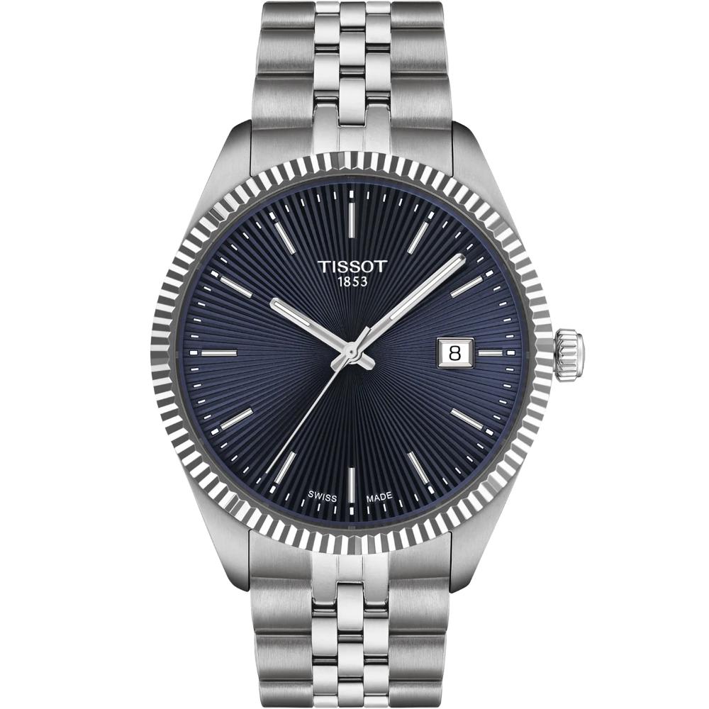 TISSOT Ballade Blue Dial 40mm Silver Stainless Steel Bracelet T156.410.11.041.00