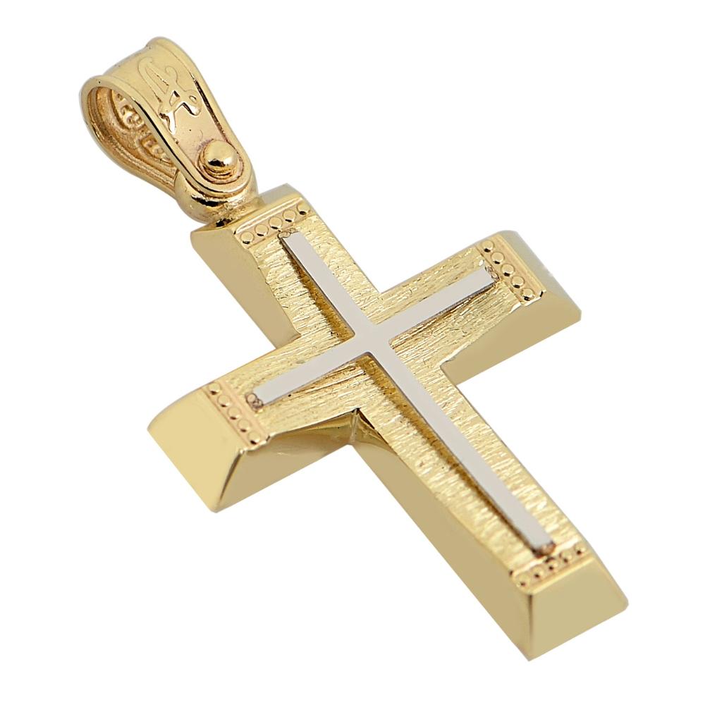 CROSS Men's SENZIO Collection K14 from Yellow & White Gold T317YW.K14