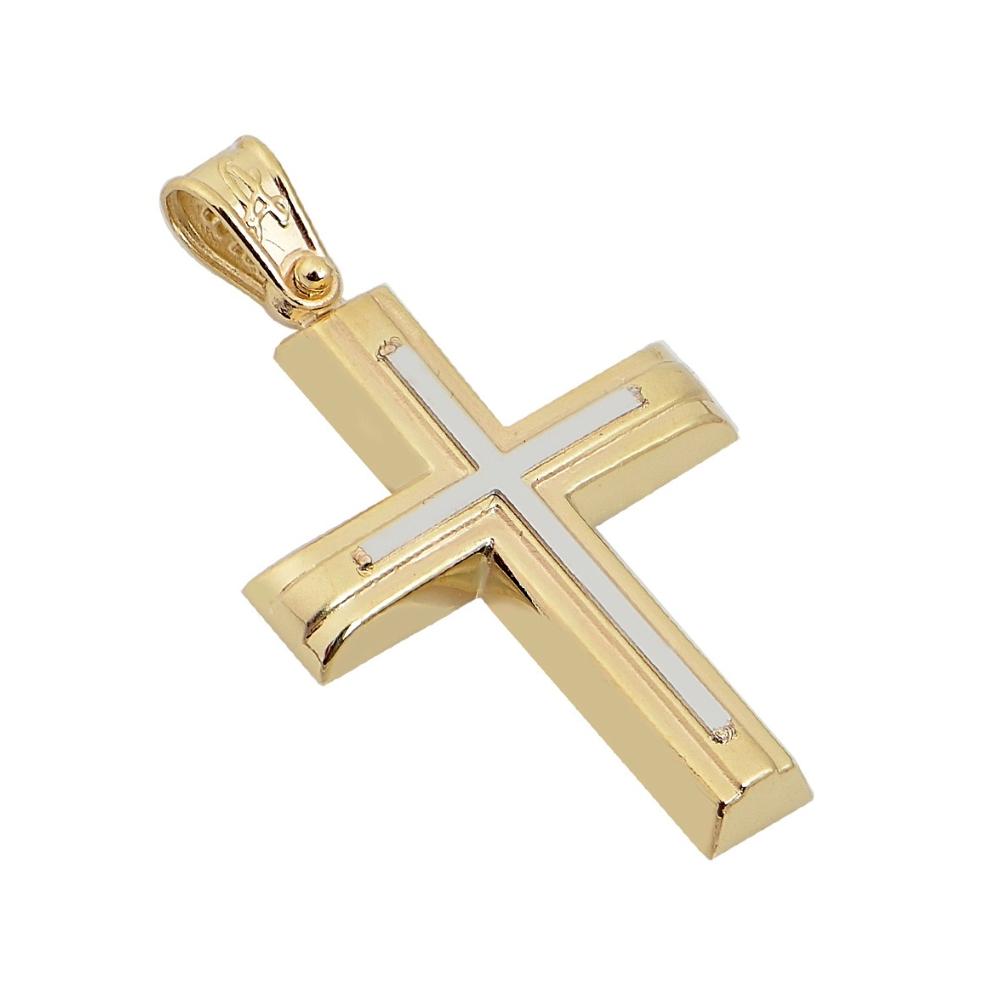 CROSS Men's SENZIO Collection K14 from Yellow & White Gold T334Y.K14