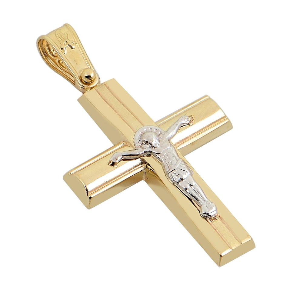 CROSS Men's SENZIO Collection K14 from Yellow & White Gold T343Y.K14