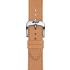TISSOT Official Visodate 20-18mm Brown Leather Strap T600042558 - 1