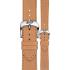 TISSOT Official Visodate 20-18mm Brown Leather Strap T600042558 - 0