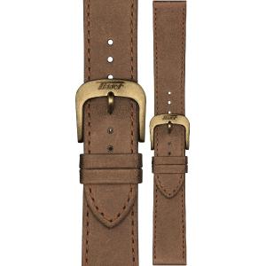 TISSOT Official Visodate 20-18mm Brown Leather Strap T600042559 - 26085