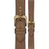 TISSOT Official Visodate 20-18mm Brown Leather Strap T600042559-0