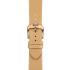 TISSOT Official Visodate 20-18mm Champagne Leather Strap with Rose Gold Hardware T600042752 - 1