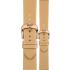 TISSOT Official Visodate 20-18mm Champagne Leather Strap with Rose Gold Hardware T600042752 - 0