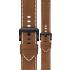 TISSOT Official 22mm Brown Leather Strap T600044978 - 0