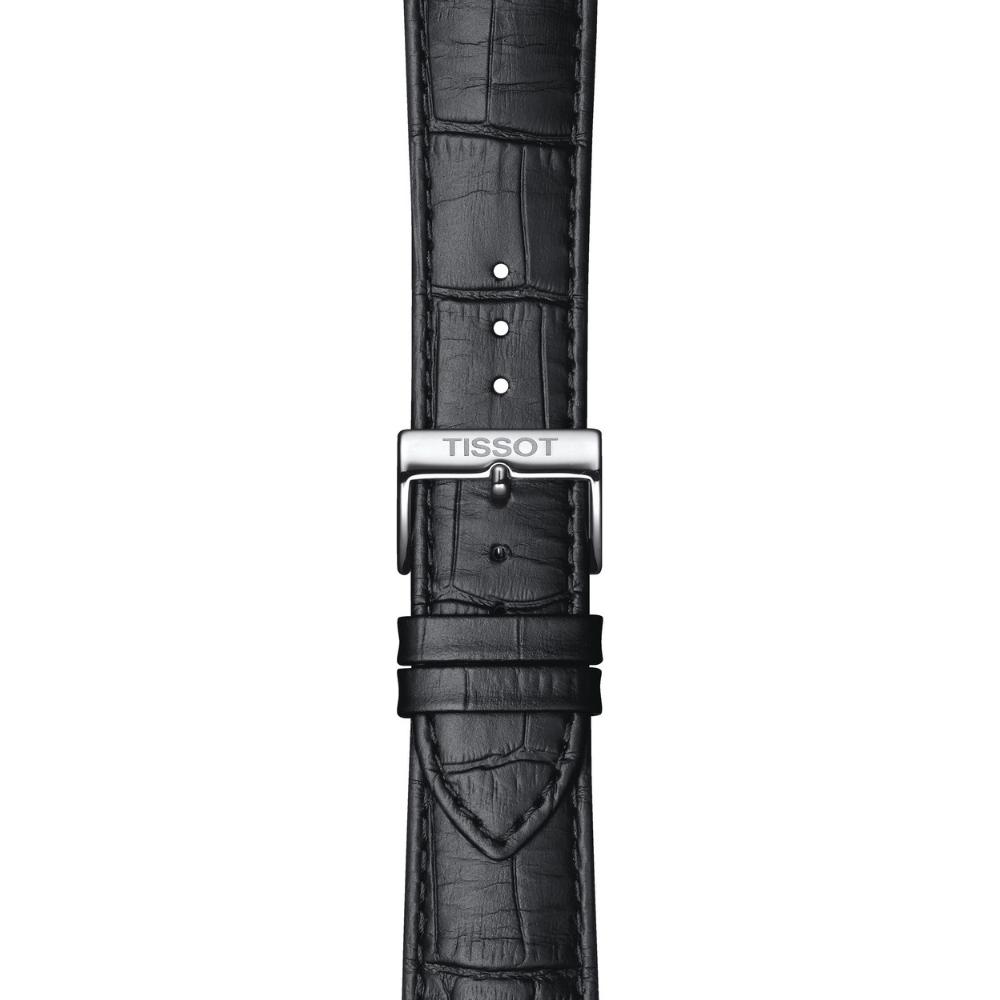 TISSOT Official Classic Dream 22-19mm Black Leather Strap T600045526