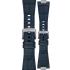 TISSOT Official PRX 40 Blue Leather Strap Silver Hardware T852047701 - 0