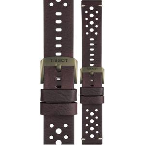 TISSOT Official 22mm Brown Leather Strap T600048064 - 43701