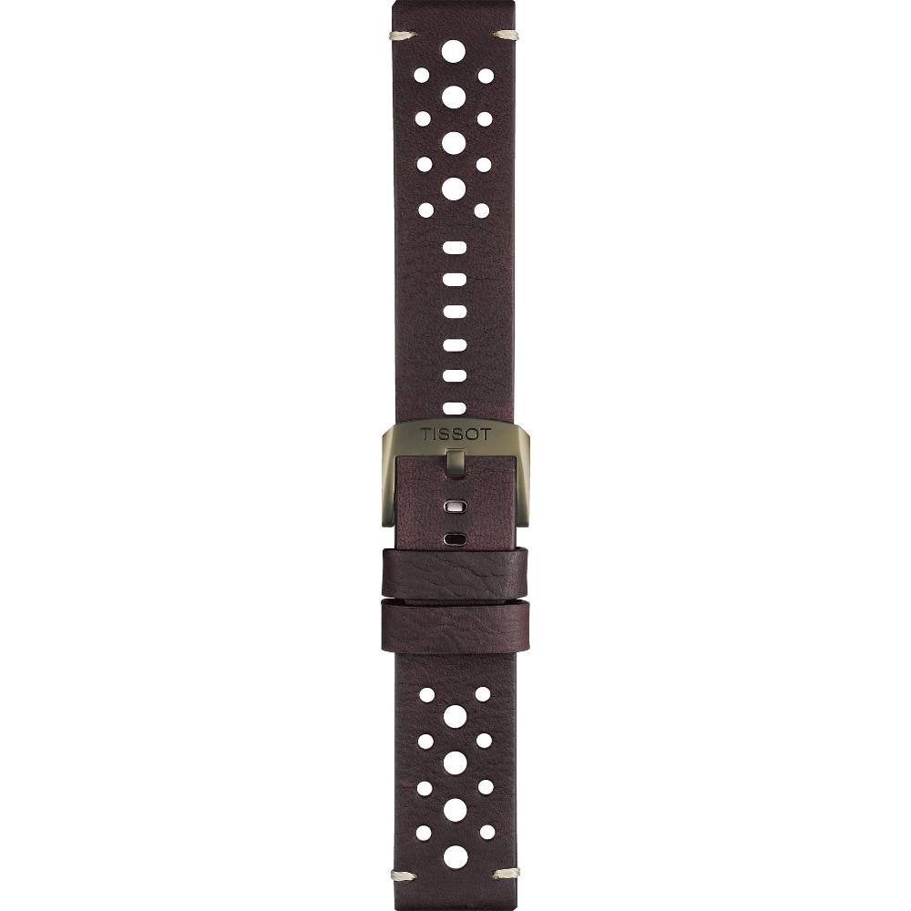 TISSOT Official 22mm Brown Leather Strap T600048064