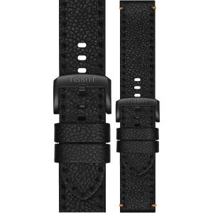 TISSOT Official 22mm Black Leather Strap T600048779 - 33243