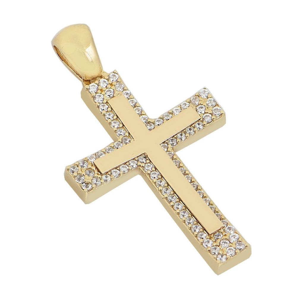 CROSS Women's SENZIO Collection K14 Yellow Gold with Zircon Stones T601Y.K14