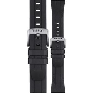 TISSOT Official PRC 200 20-18mm Black Rubber Strap T603044545 - 34983