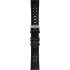 TISSOT Official Seastar GMT 20-18mm Black Rubber Strap with Silver Hardware T603049628 - 2