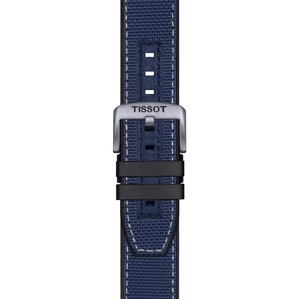 TISSOT Official 22mm Official Blue Textile Strap T604047161 - 2