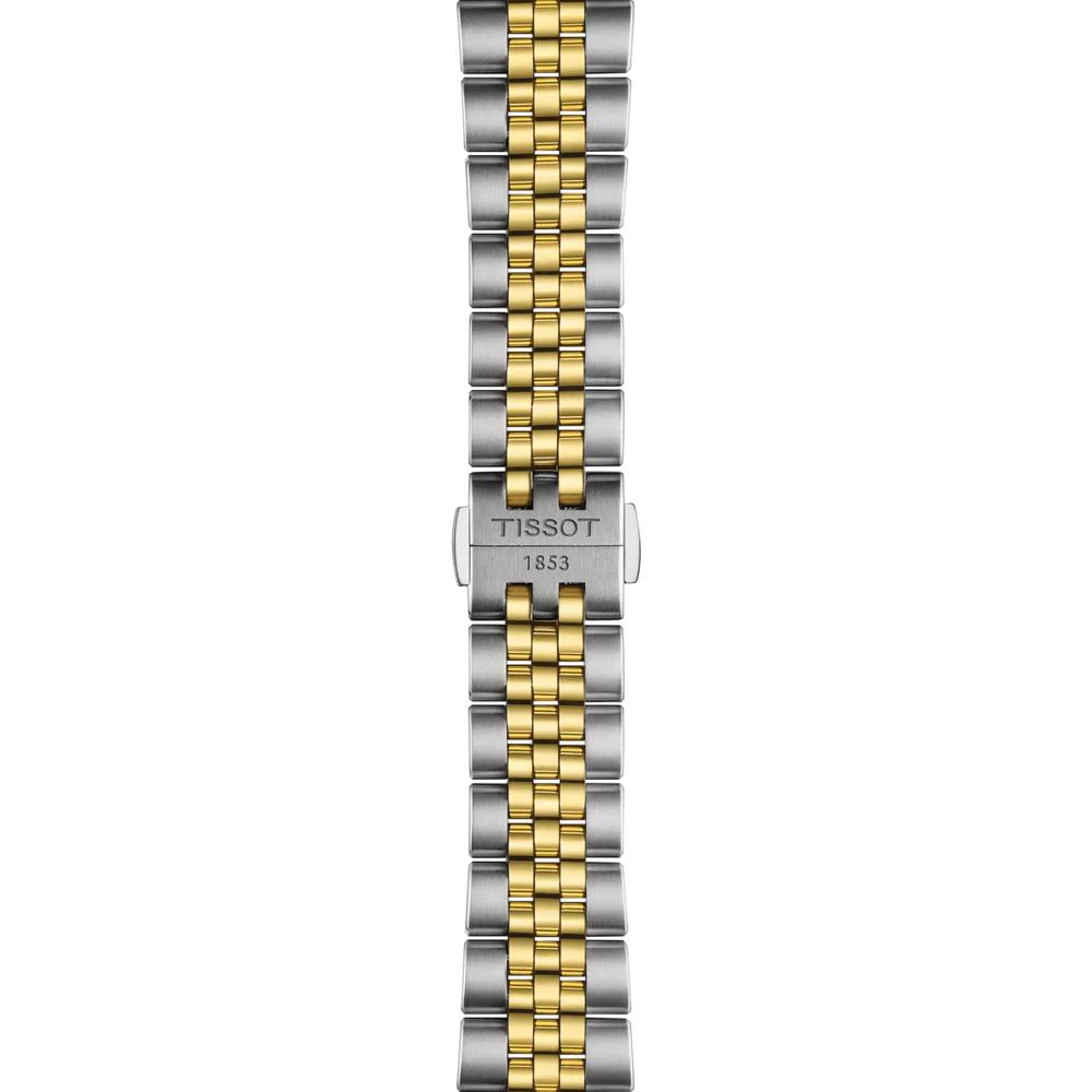 TISSOT PR516 Powermatic 80 White Dial 38mm Two Tone Gold Stainless Steel Bracelet T149.407.22.011.00