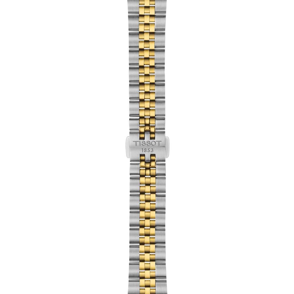 TISSOT Ballade Silver Dial 34mm Two Tone Gold Stainless Steel Bracelet T156.210.22.031.00