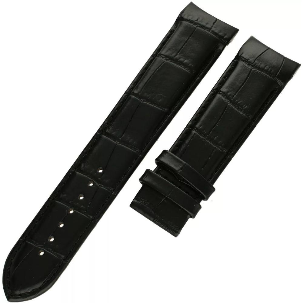 TISSOT Official Couturier 22-20mm Black Leather Strap T610028558