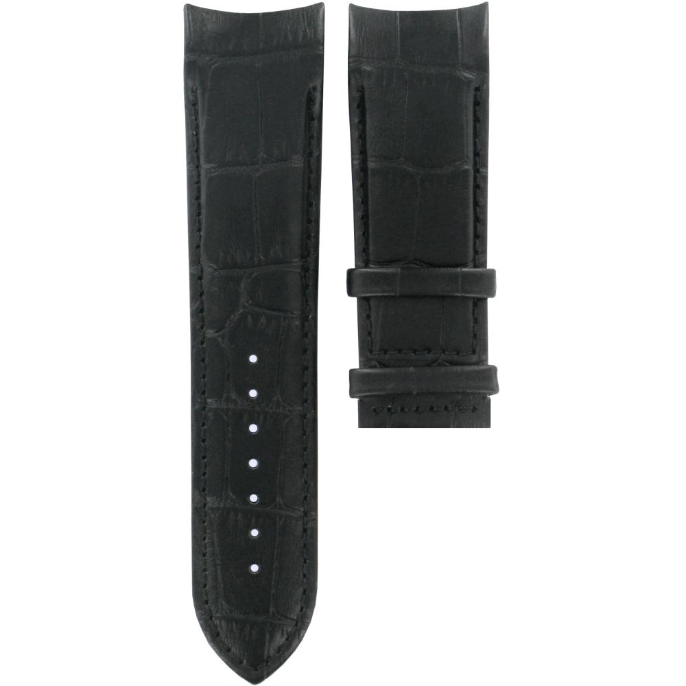 TISSOT Official Couturier 24mm XL Black Leather Strap T610028594