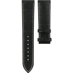 TISSOT Official Tradition 20-18mm XL Black Leather Strap Without Buckle T610031124 - 39336