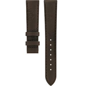 TISSOT Official Lady Heart 16-14mm Brown Patterned Leather Strap Without Buckle T610035975 - 56014