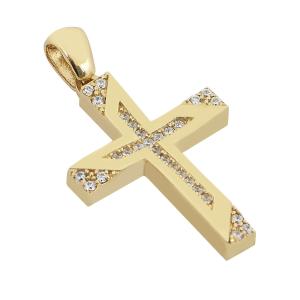 CROSS Women's SENZIO Collection K14 Yellow Gold with Zircon Stones T613Y.K14 - 47199