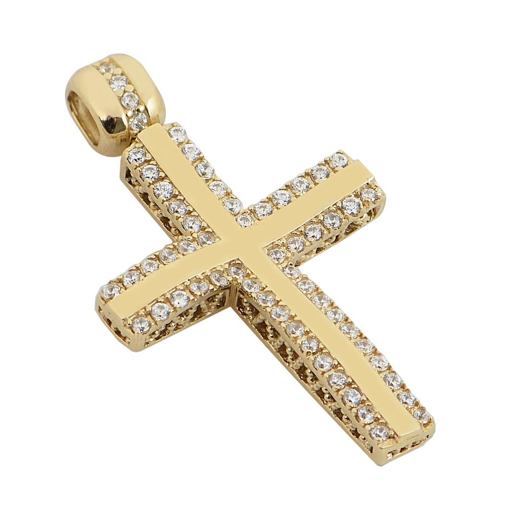 CROSS Women's SENZIO Collection K14 Yellow Gold with Zircon Stones T627Y.K14