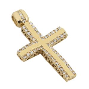 CROSS Women's SENZIO Collection K14 Yellow Gold with Zircon Stones T627Y.K14 - 47198