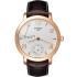 TISSOT Sculpture Power Reserve Three Hands 42.5mm Mechanical Rose Gold K18 Brown Leather Strap T71.8.461.34 - 0