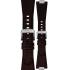 TISSOT Official PRX 40 Brown Leather Strap Silver Hardware T852049164 - 0