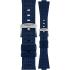 TISSOT Official PRX 40 Blue Rubber Strap Silver Hardware T852049050 - 0