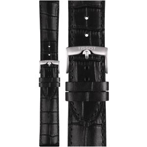 TISSOT Official 22-20mm Black Leather Strap T852041653 - 11430