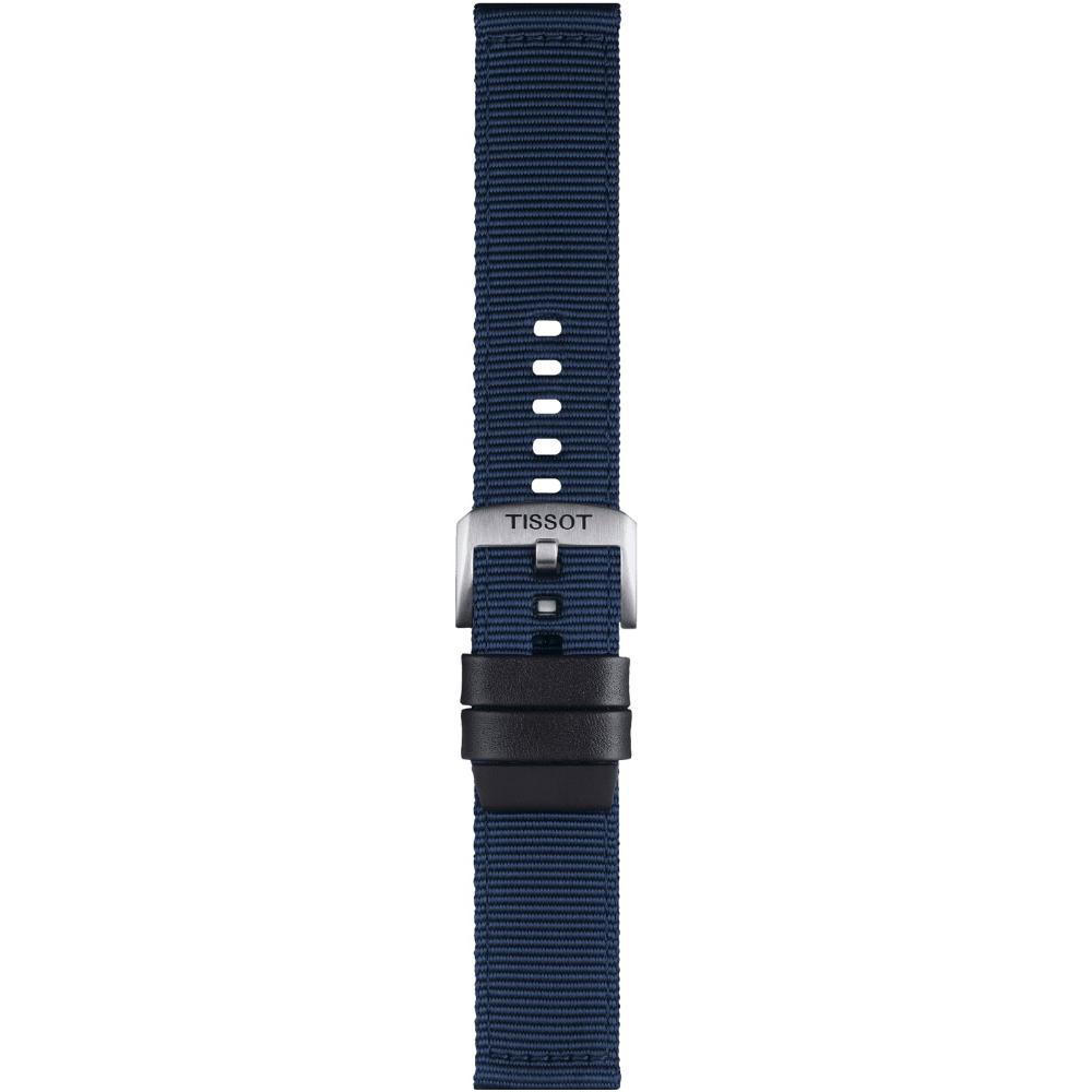 TISSOT Official 22mm Official Blue Textile Strap T852046754