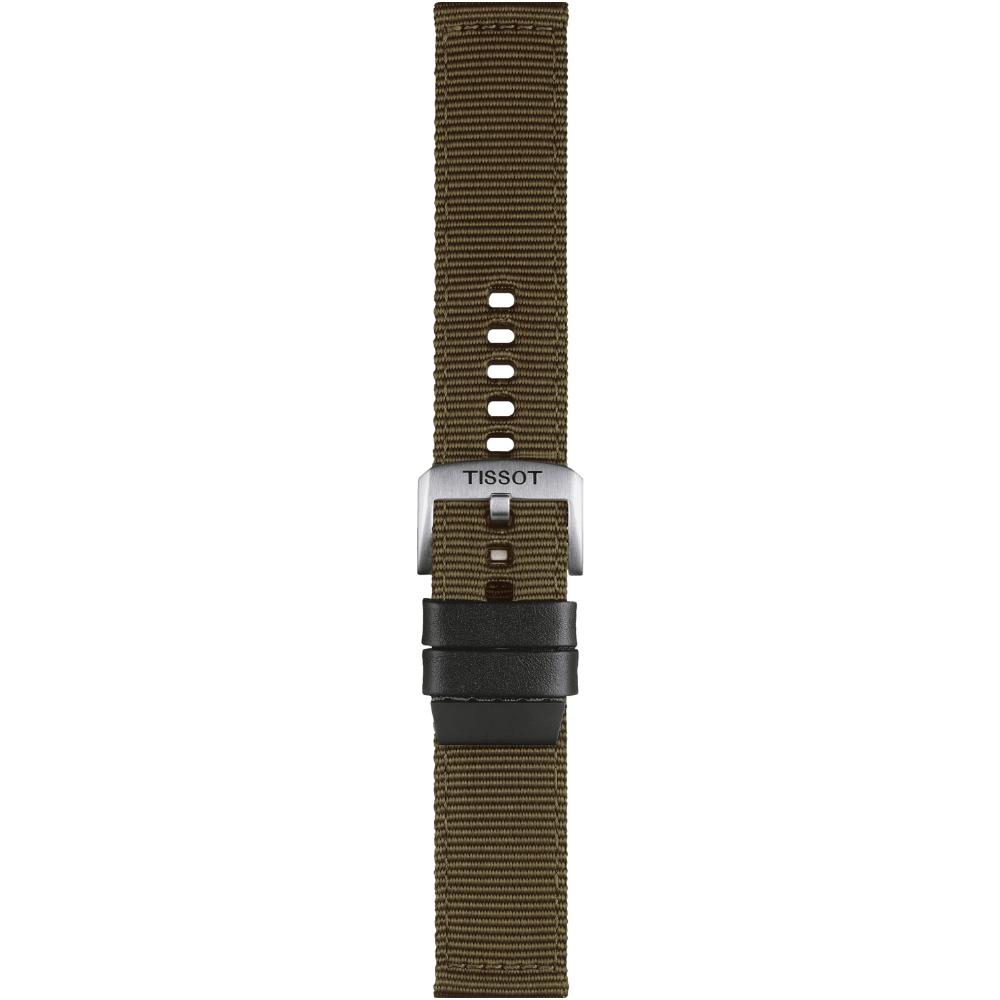 TISSOT Official 22mm Official Khaki Textile Strap T852046756