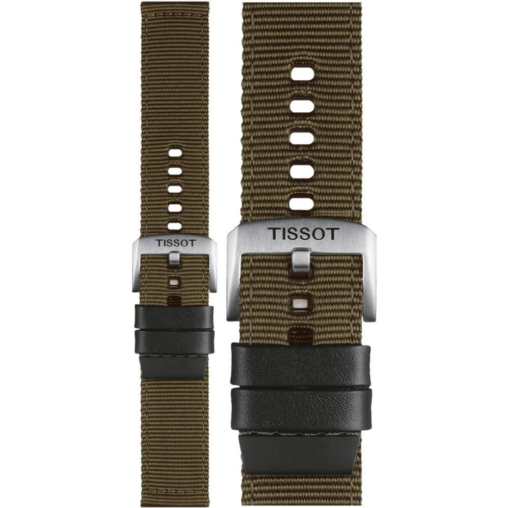 TISSOT Official 22mm Official Khaki Textile Strap T852046756