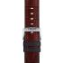 TISSOT Official 22mm Brown Leather & Rubber Parts Strap T852046767-1