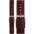 TISSOT Official 22mm Brown Leather & Rubber Parts Strap T852046767-0