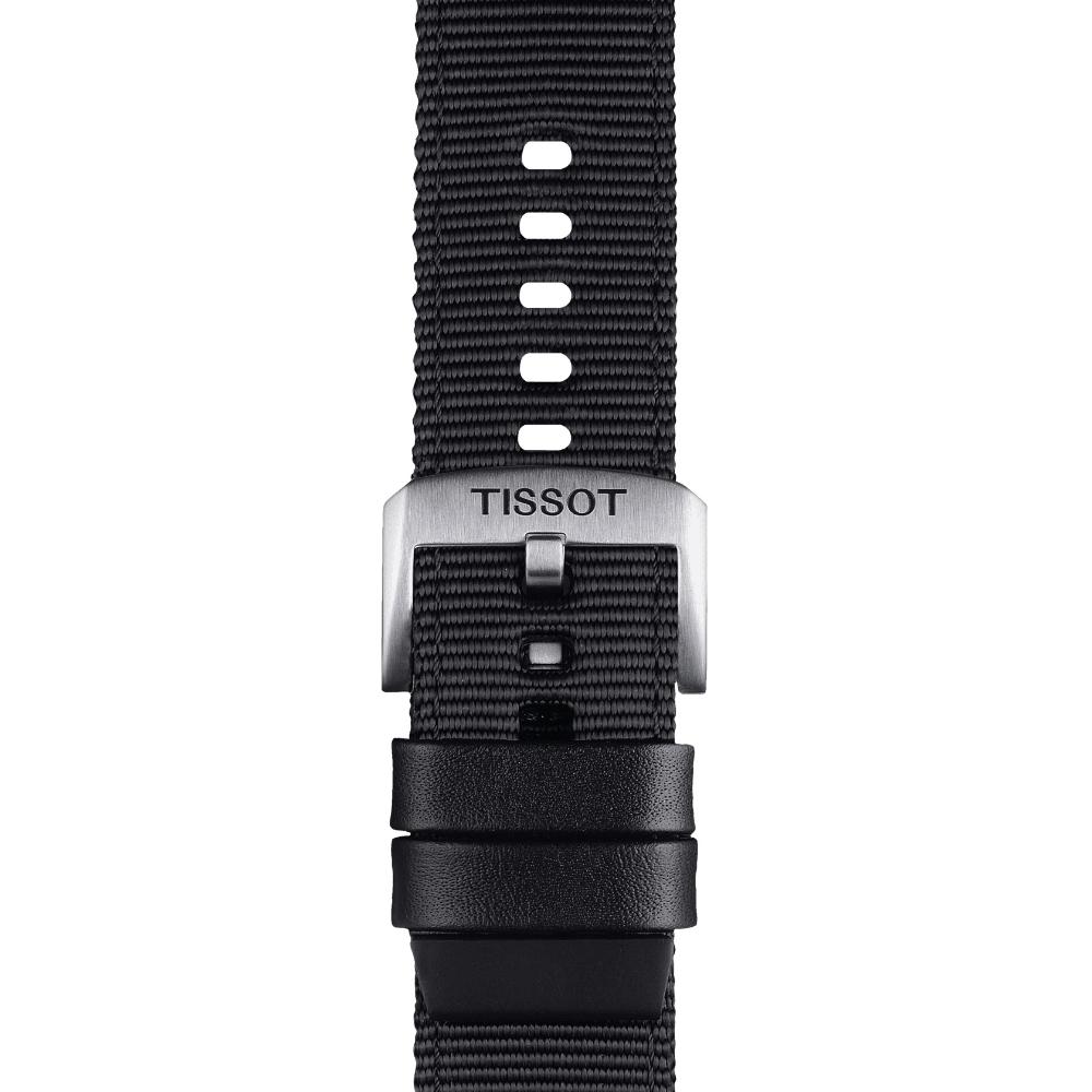 TISSOT Official 22mm Official Black Textile Strap T852046769 - 2