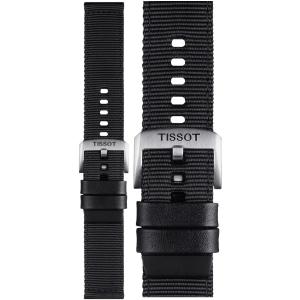 TISSOT Official 22mm Official Black Textile Strap T852046769 - 11291