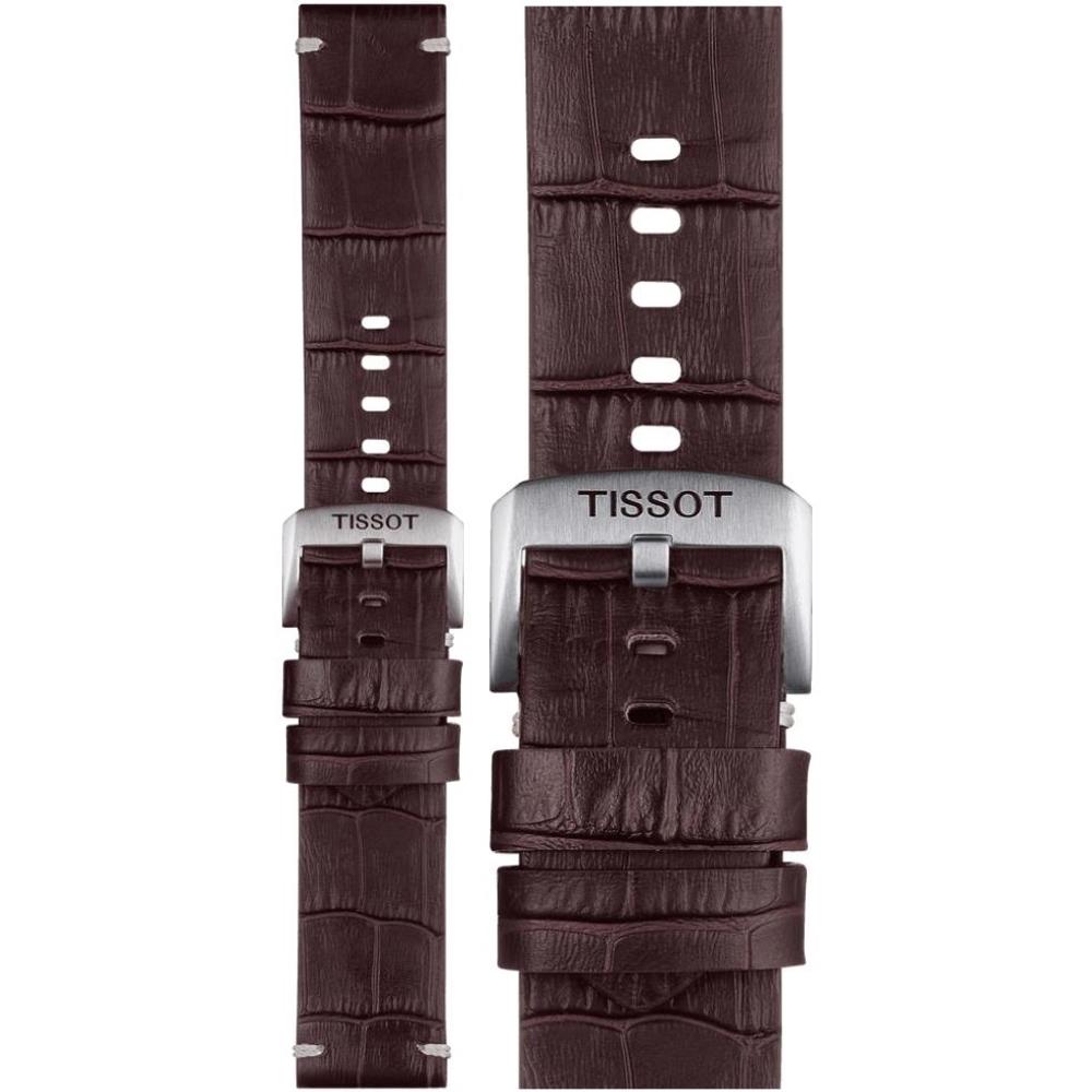 TISSOT Official 22mm Brown Leather Strap T852046773